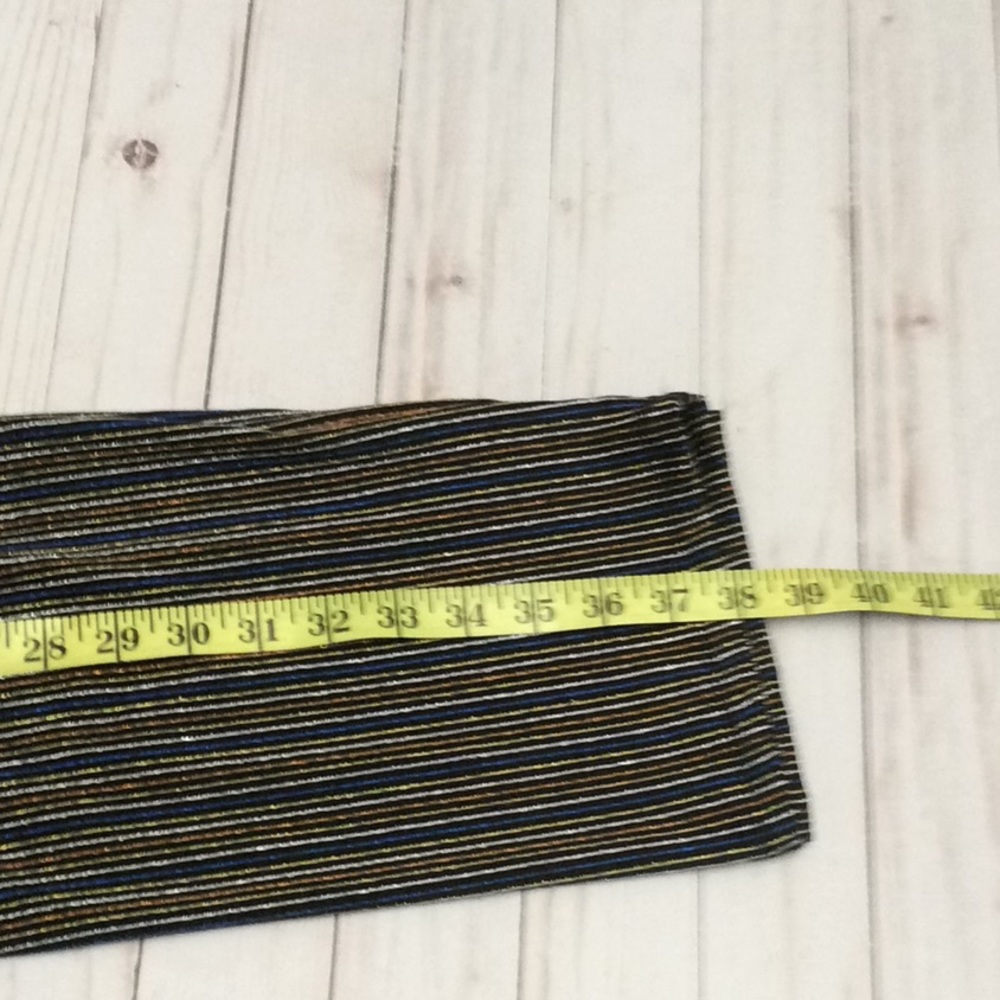 Metallic Vertically Striped MultiColor Body-con - Picture 9 of 14